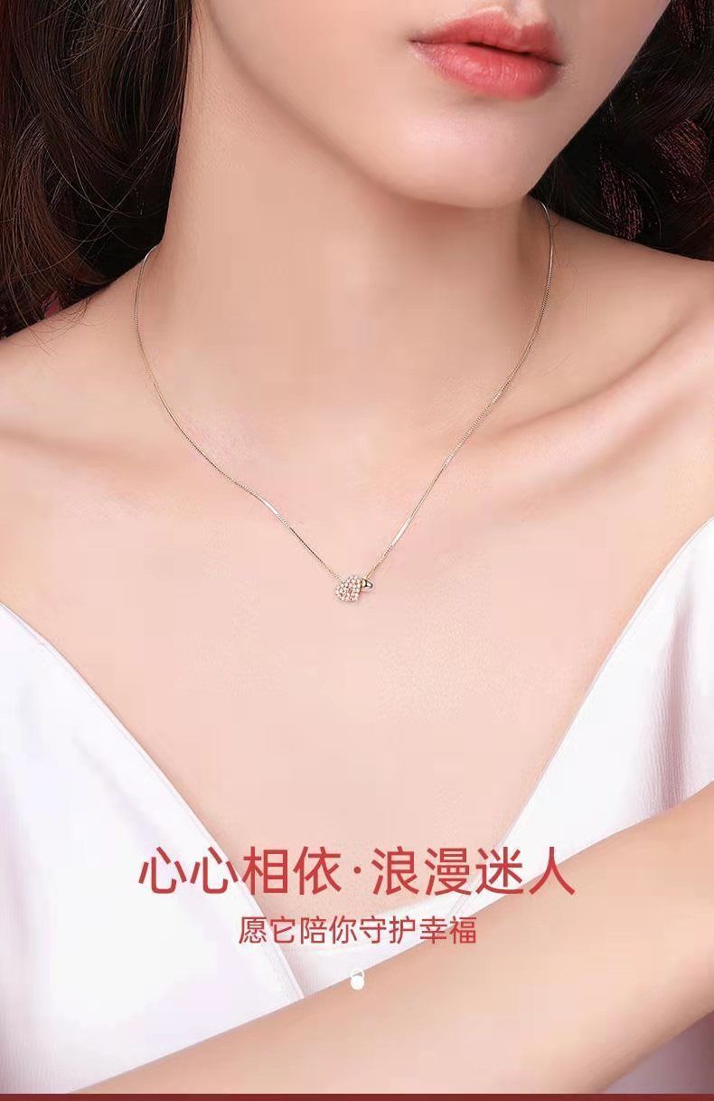 Love Necklace 18K Rose Gold Plated
