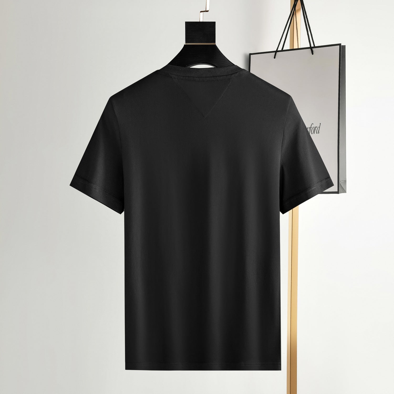 Pure Cotton Round Neck Slim Fit T-Shirt
